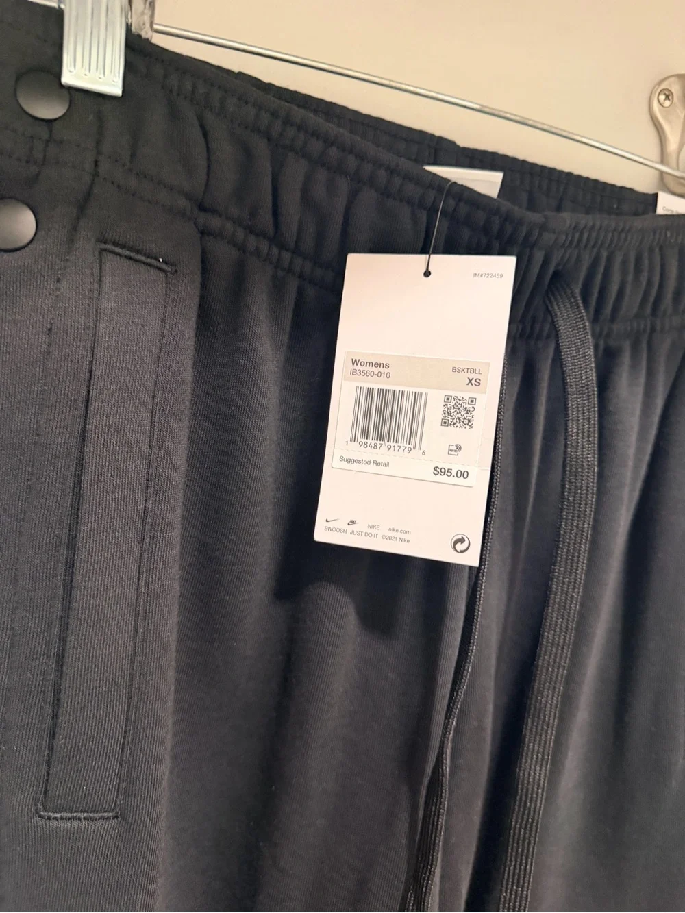 Nike Fleece Tear-Away Basketball pants